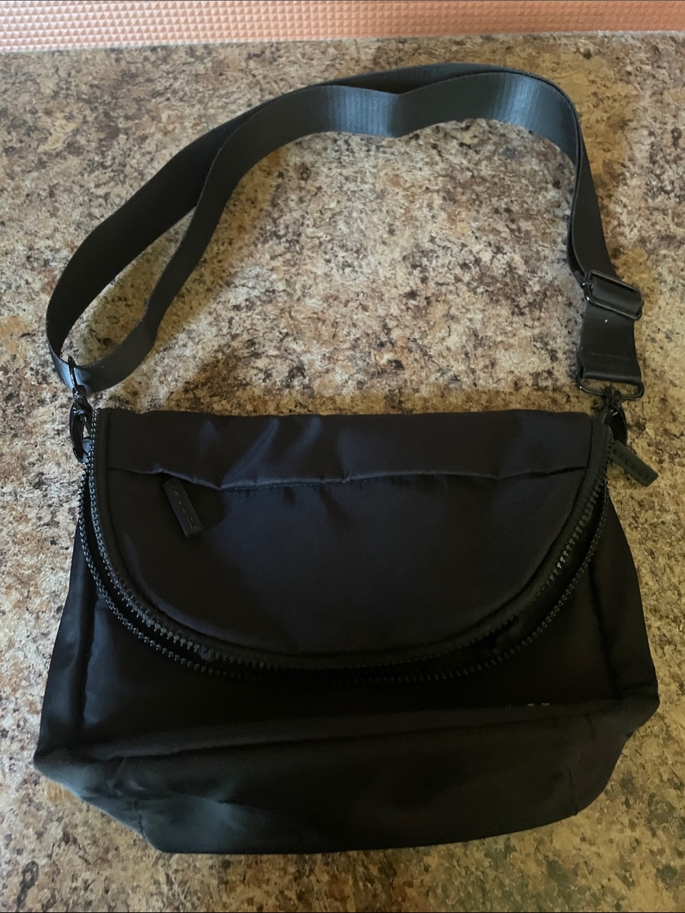 Kyodan Black Women's Crossbody Bag with Adjustable Strap